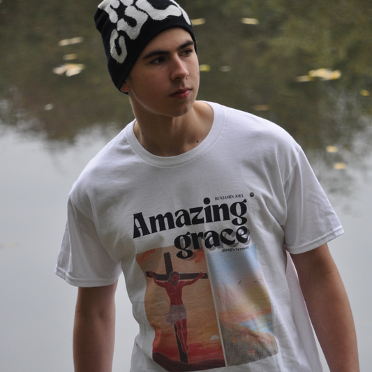 Amazing Grace. White T-shirt (Unisex)