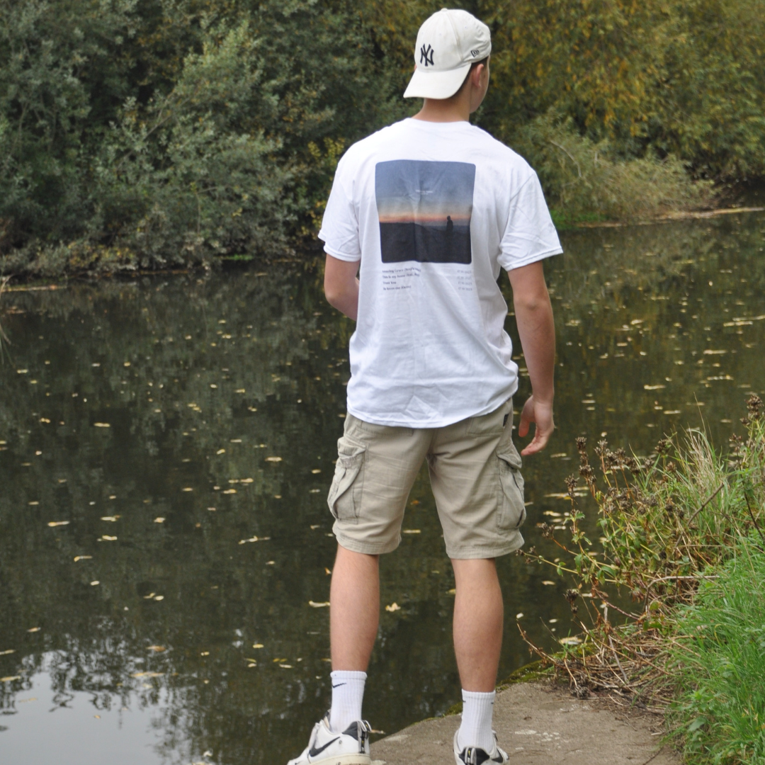 This is my home 'Album Cover'. White T-shirt (Unisex)