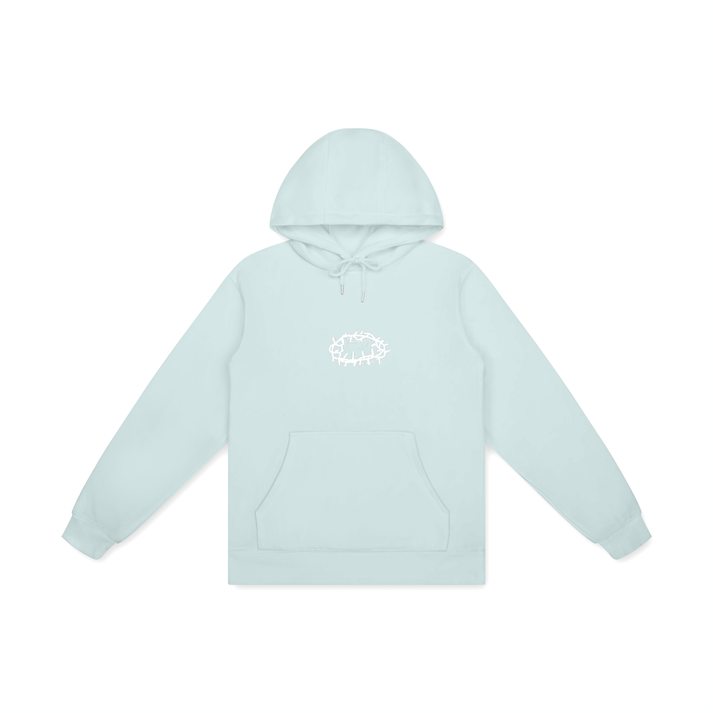 'Leave it in GOD"S HANDS' Light Blue Unisex Hoodie