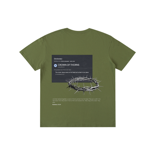 ' I gave him thorns but he gave me grace ' Unisex tee