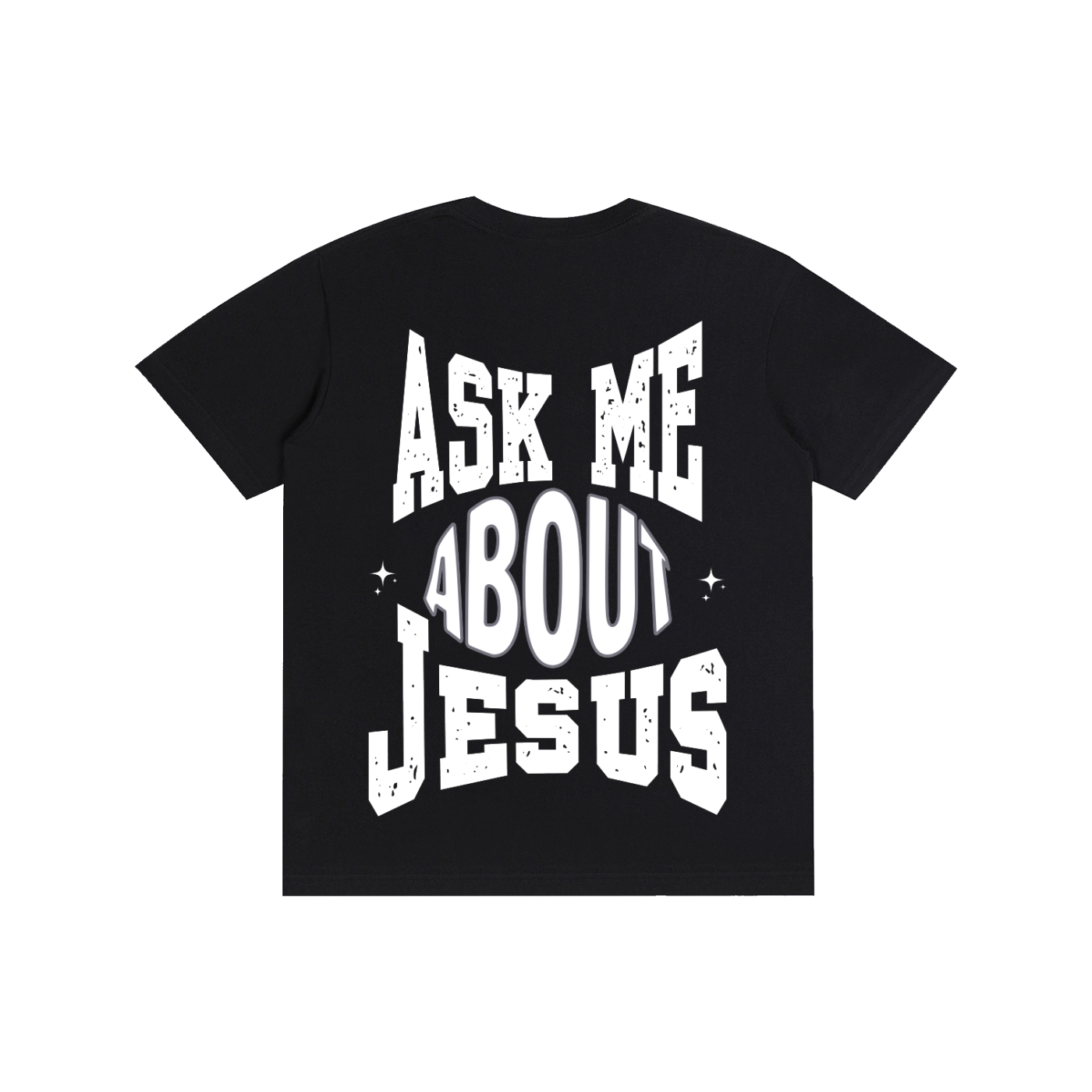 'Ask Me About Jesus' Unisex Tee
