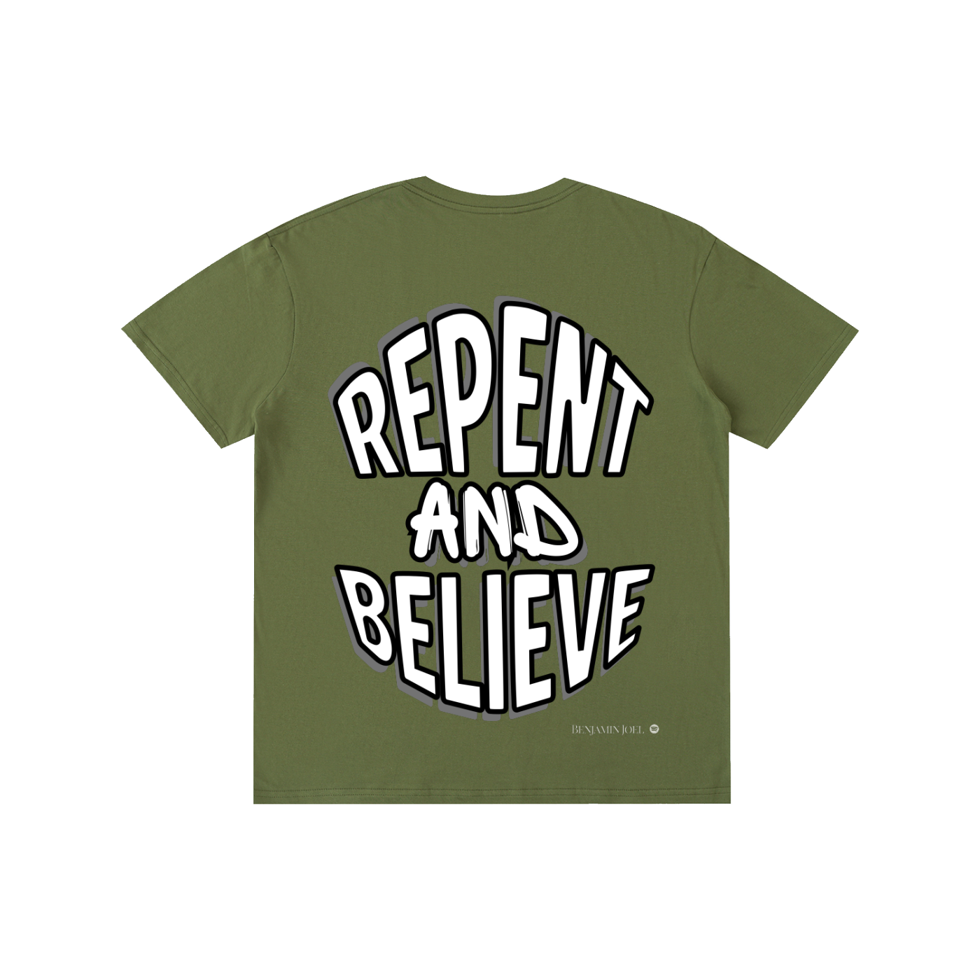 'Repent And Believe' Unisex Tee