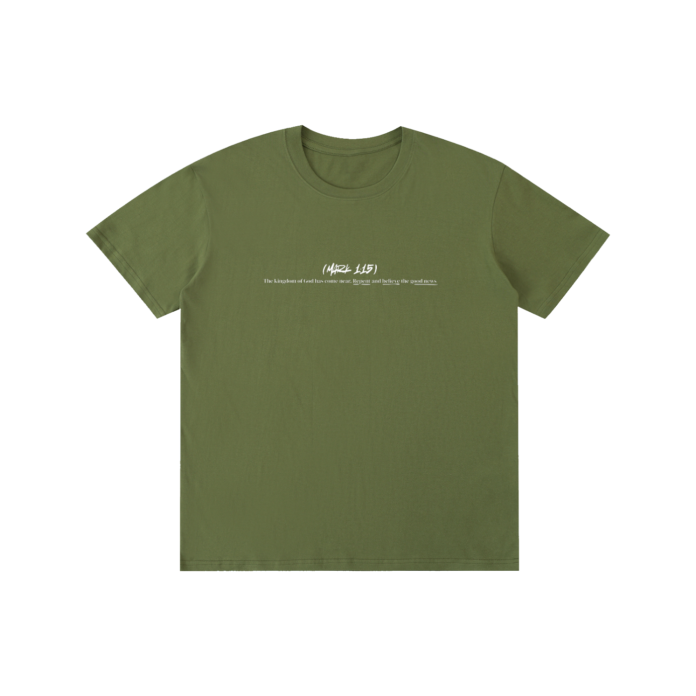 'Repent And Believe' Unisex Tee